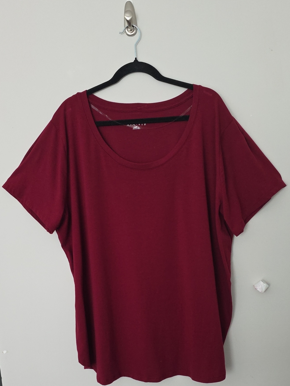 Ava & Viv Modal Blend Short Sleeve Swing Tee 2X